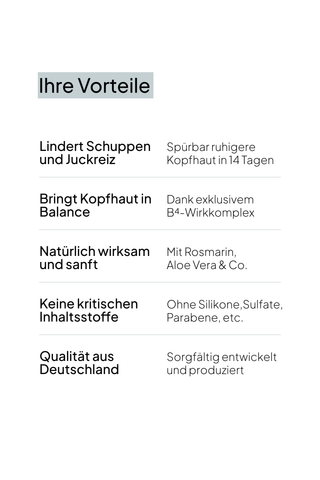 Kopfhautpflegendes Shampoo